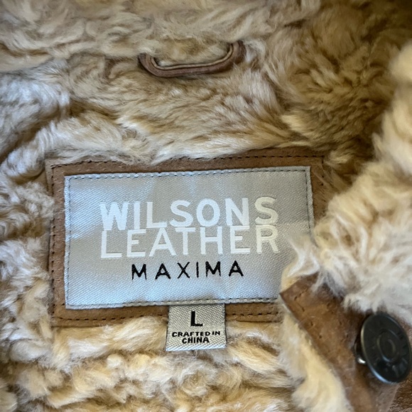 Wilson’s leather authentic suede and faux fur jacket - Picture 3 of 7
